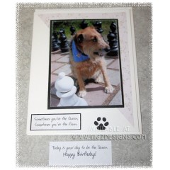 For the Love of Critters - Dog Birthday Greeting Card - Josie 01